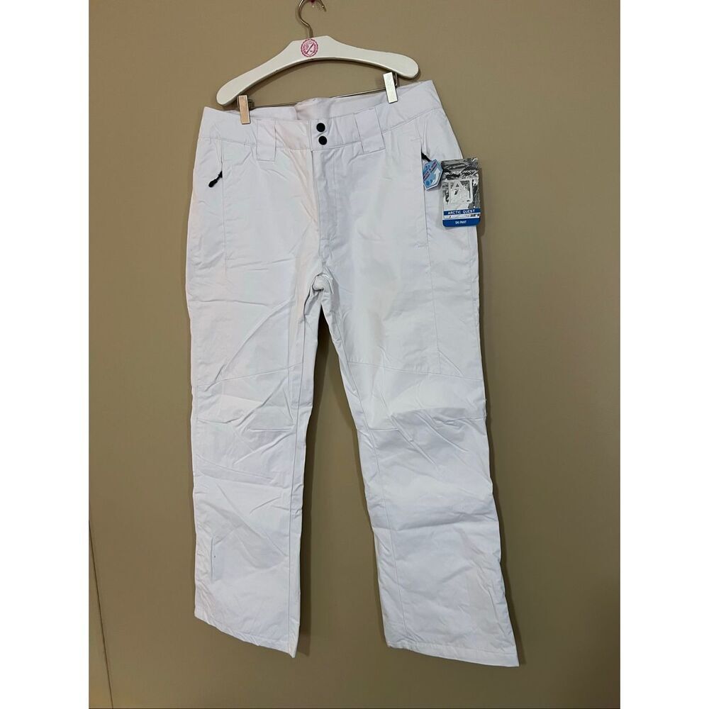 Arctic Quest White Ski Pants Woman’s XL MSRP $100 FLAWED-MARKS